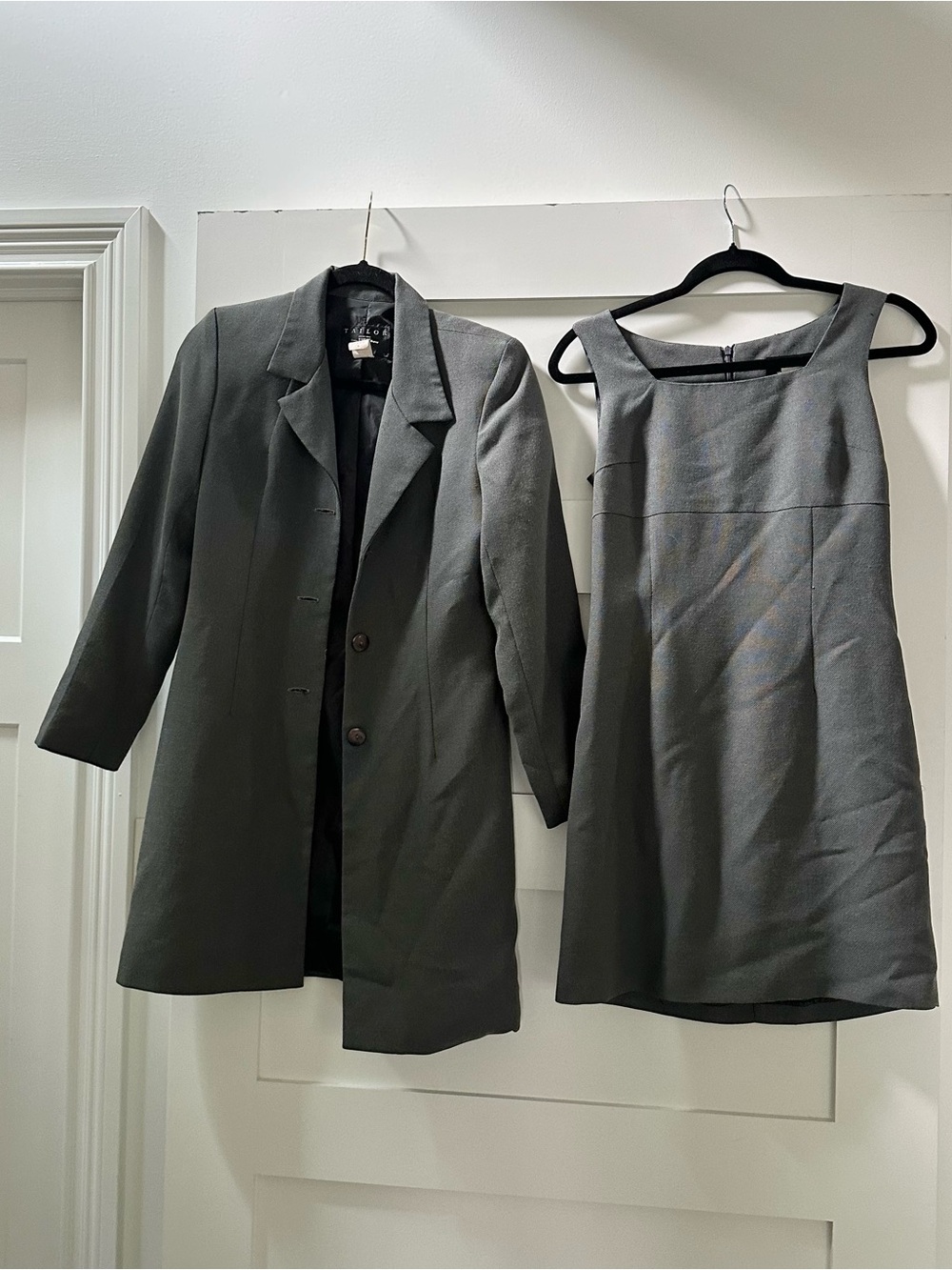 90s Mini Dress and Duster Blazer Set